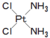 シスプラチン((SP-4-2)-Diamminedichloroplatinum)はどれか 102回薬剤師国家試験問6